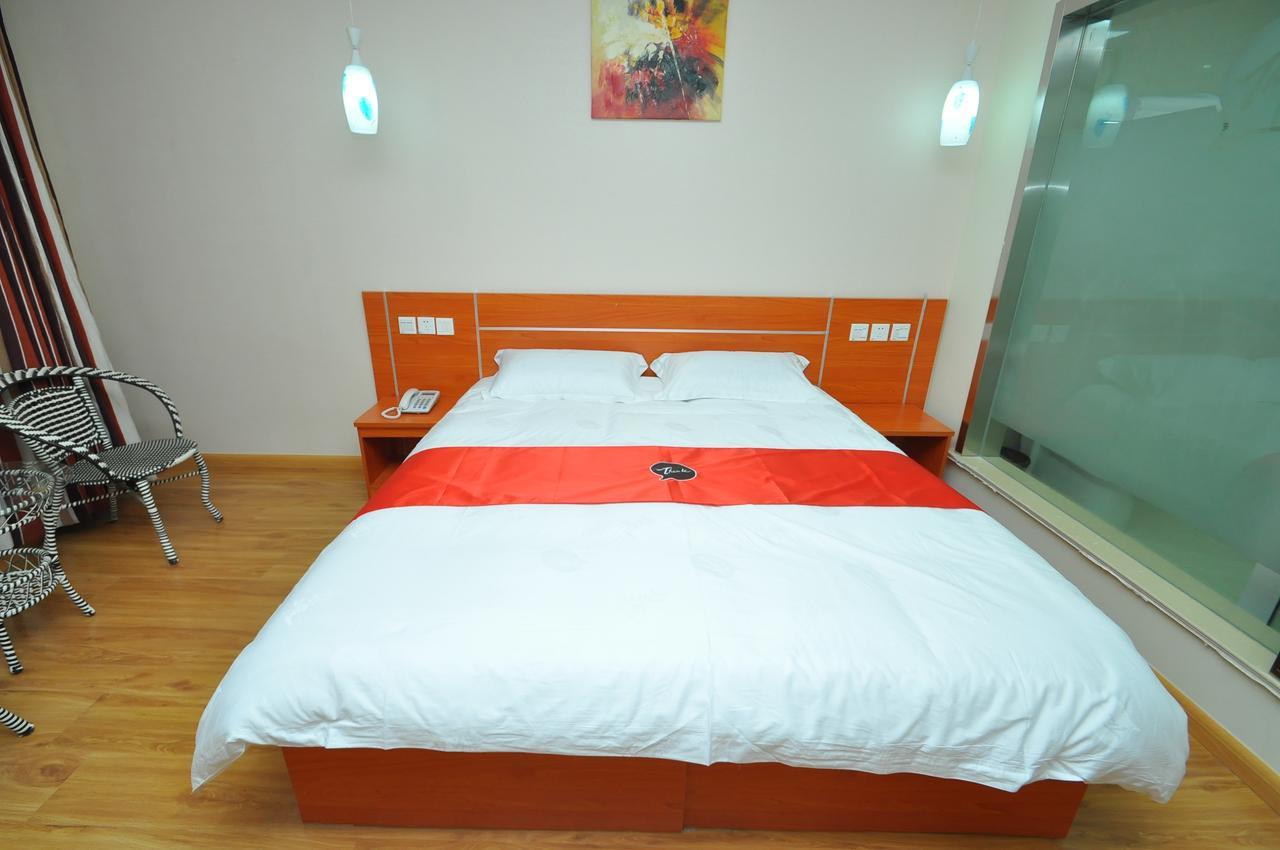 Thank Inn Chain Hotel West Eleven Road Mall Linyi (Shandong) Exterior foto