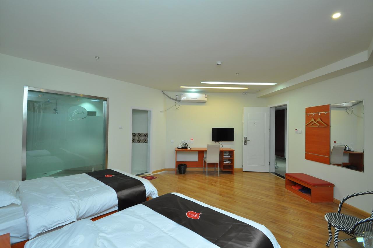 Thank Inn Chain Hotel West Eleven Road Mall Linyi (Shandong) Exterior foto